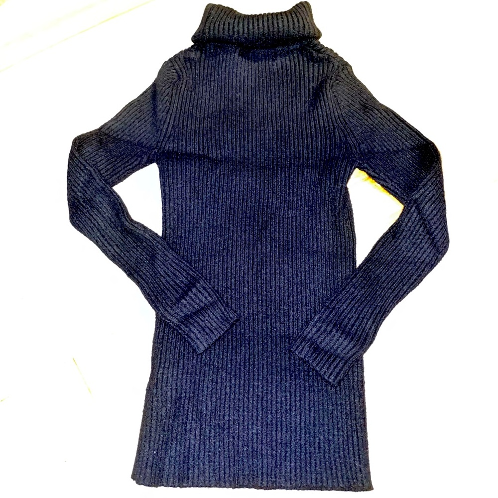 Turtleneck, Black, SHEIN